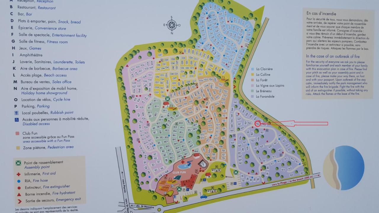 Agreable Mobilhome 6 - 8 Places 圣布里文莱丝皮恩 外观 照片